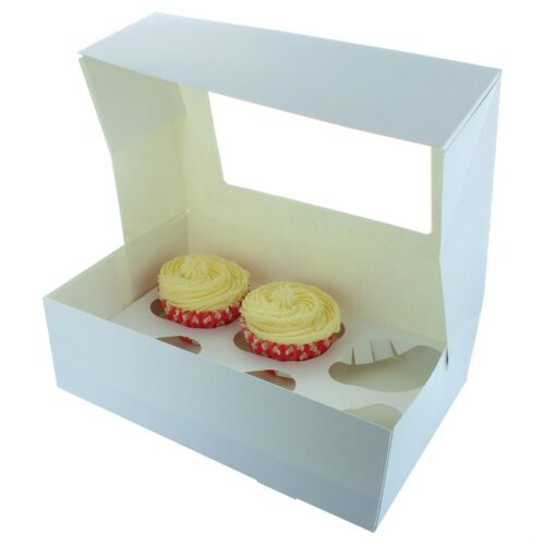 6 hole cupcake box