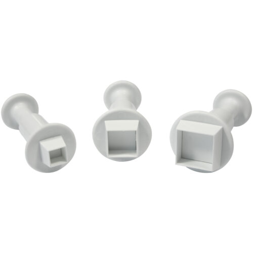 PME Square Plunger Cutters Set of 3