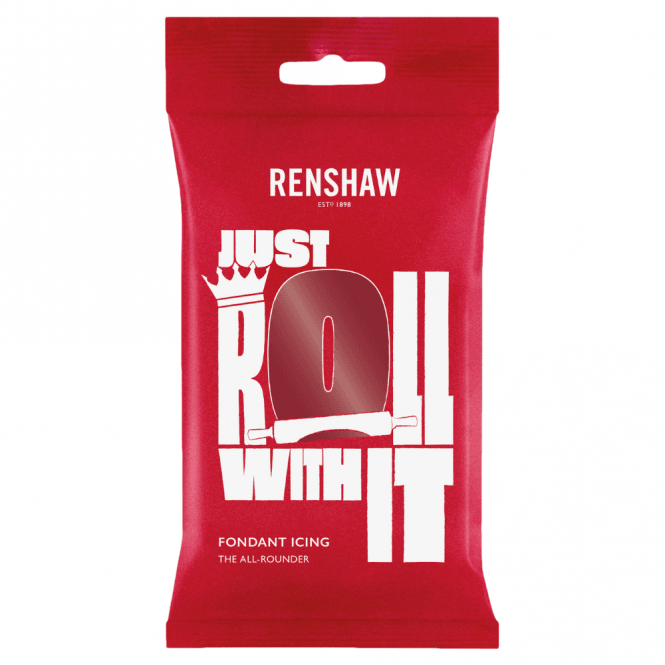 Renshaw Ruby Red Ready to Roll Icing 250g