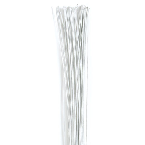 White Floral Wire - 24 gauge (0.56mm