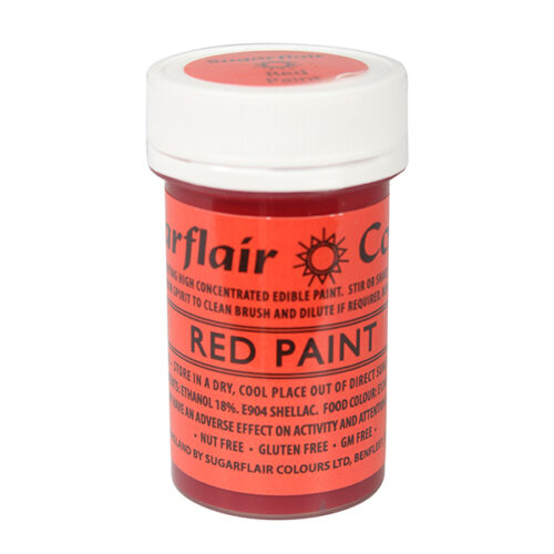 red edible paint sugarflair