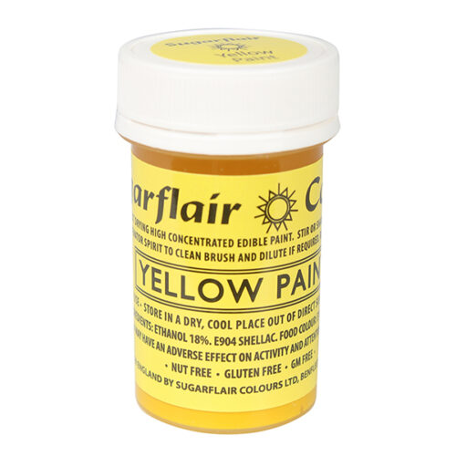 yellow edible paint sugarflair
