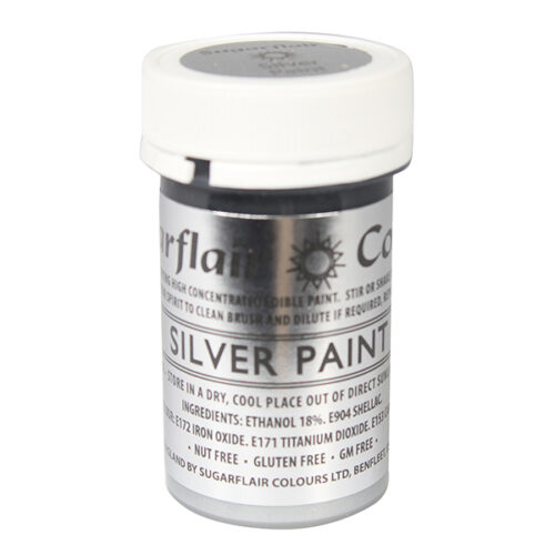silver edible paint sugarflair