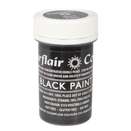 black edible paint sugarflair