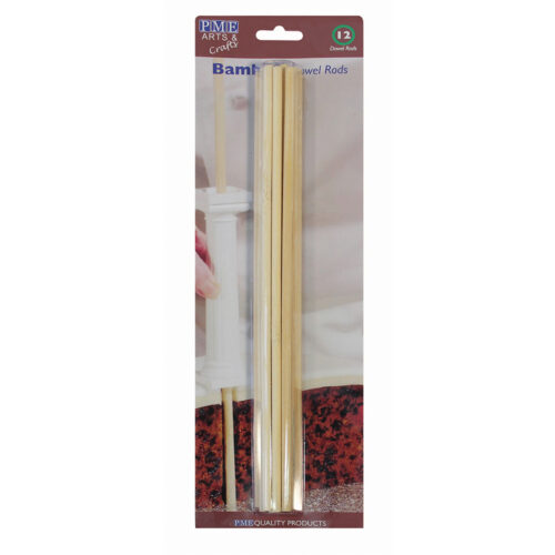 PME 12 Bamboo Cake Dowel Rods - 12"