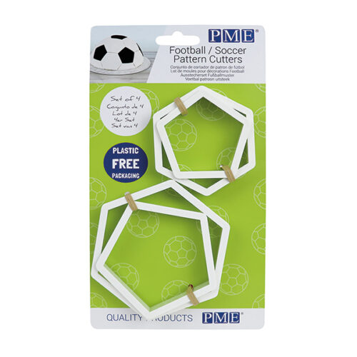 PME Football Pattern Cutter Set - 4 pieces