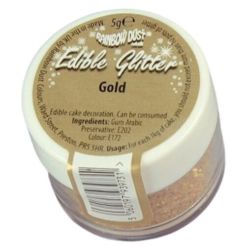 Edible glitter gold loose pot