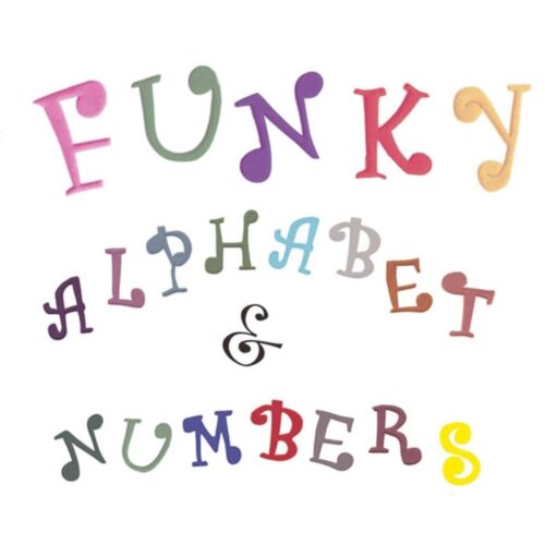 FMM FUNKY ALPHABET AND NUMBERS sample of text in icing