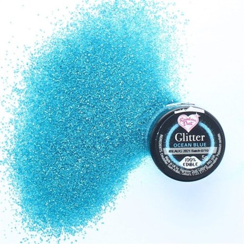 Edible Glitter Ocean Blue Loose Pot