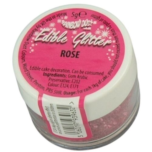 Edible Glitter Rose Loose Pot