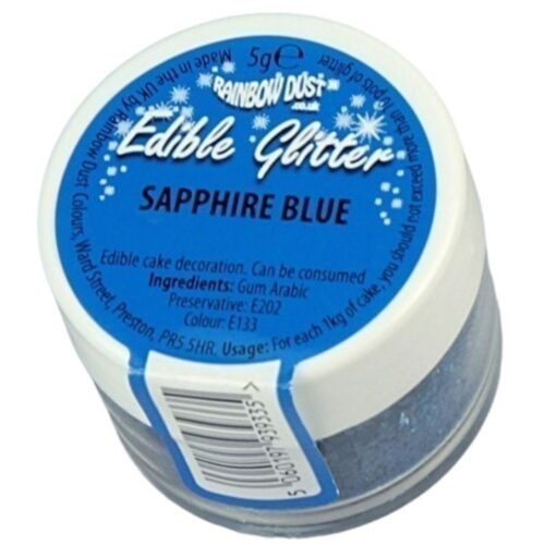 Edible Glitter Sapphire Loose Pot