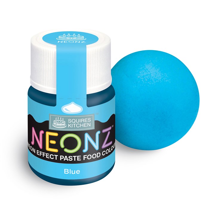 Squires Kitchen Neonz Paste Food Colouring - Blue