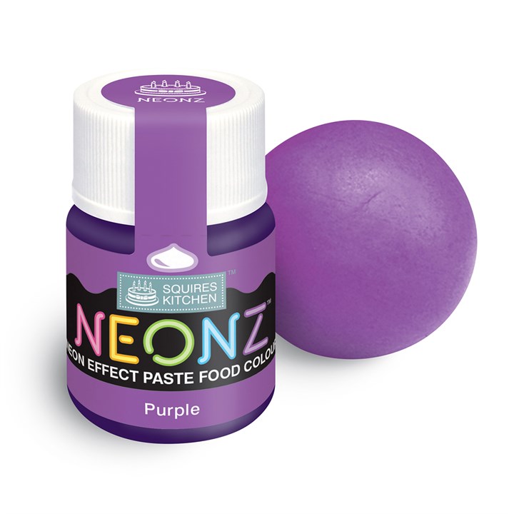 Squires Kitchen Neonz Paste Food Colouring - Purple