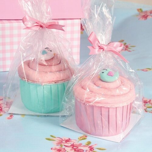 Cupcake Gift Bag with Base - Pack of 12