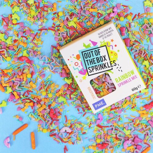 PME Out of the Box Rainbow Sprinkles 60g 2