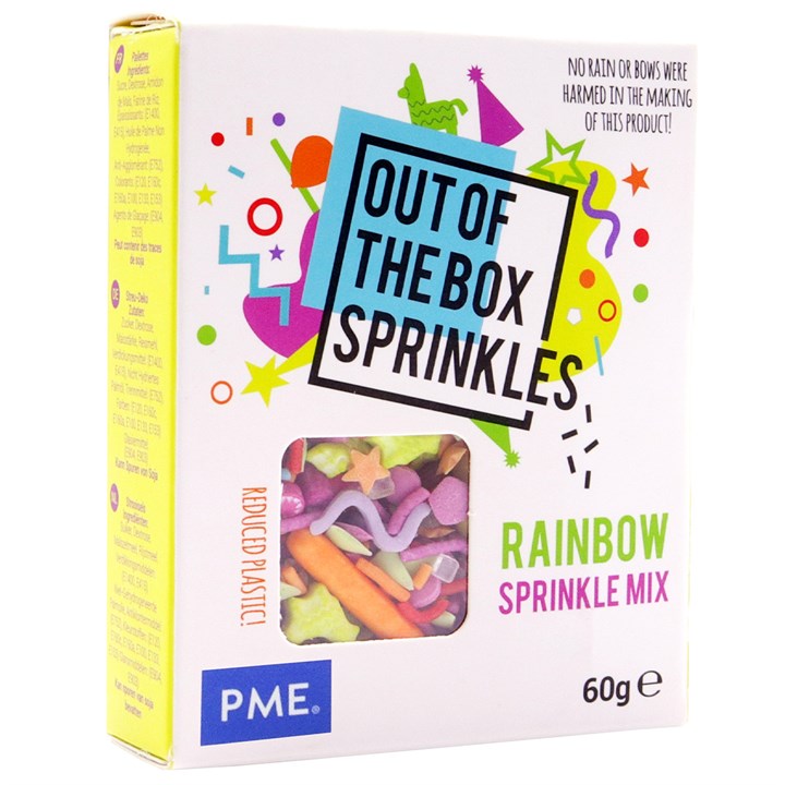 PME Out of the Box Rainbow Sprinkles 60g