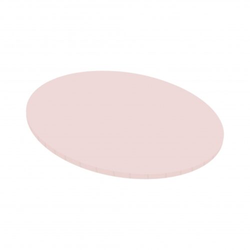 Matt Baby Pink Masonite Cake Board 5mm - single