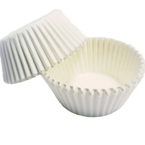 Cupcake Cases White mini pack of 100 multi view