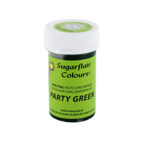 Sugarflair party green food paste