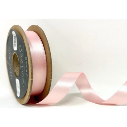 berisford 70 pale pink 15mm double satin ribbon