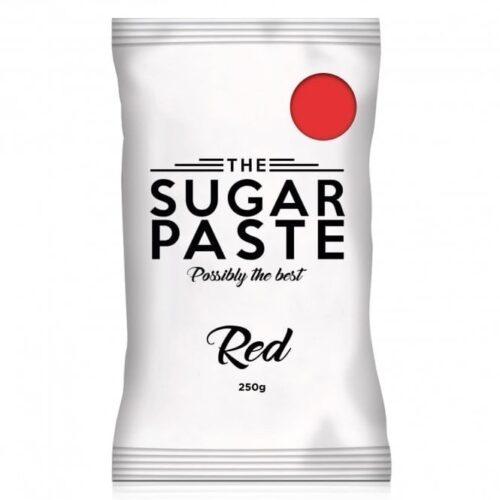 the sugar paste red sugarpaste