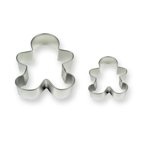 Snowman Stainless Steel Cutters set of 2