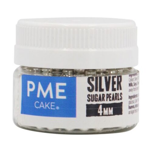 PME Silver Sugar Pearls 4mm