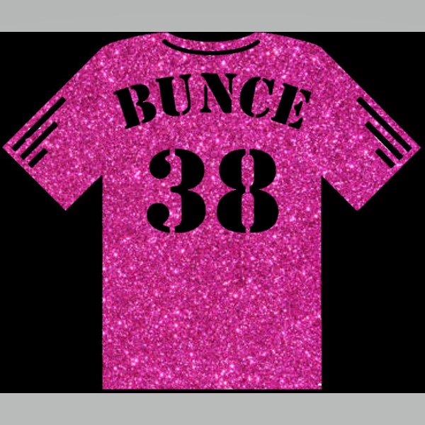 Sport Shirt Personalised Cake Topper Hot Pink