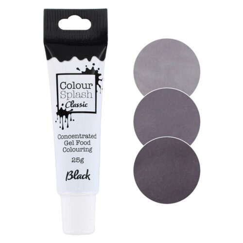 Colour Splash Food Colouring Gel - Black Shades